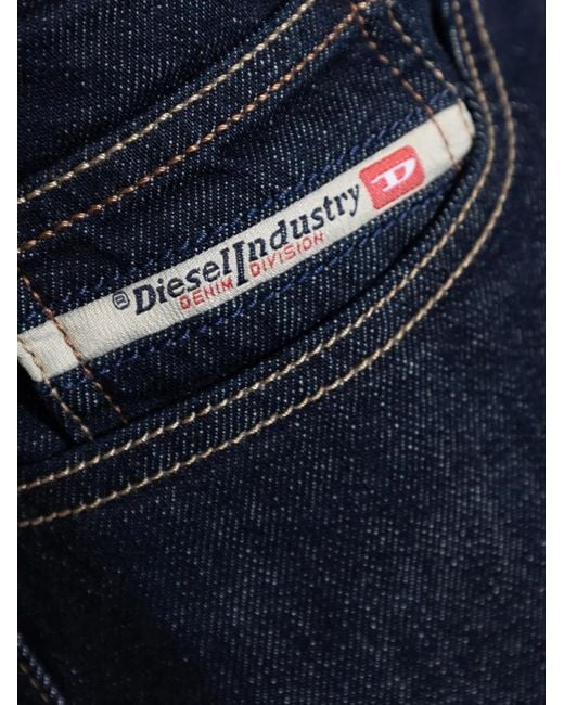 DIESEL Blue 2007 Zatiny Logo-Patch Jeans for men