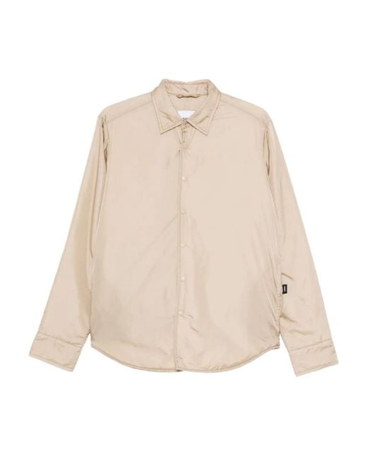 Aspesi Natural Padded Shirt Jacket for men