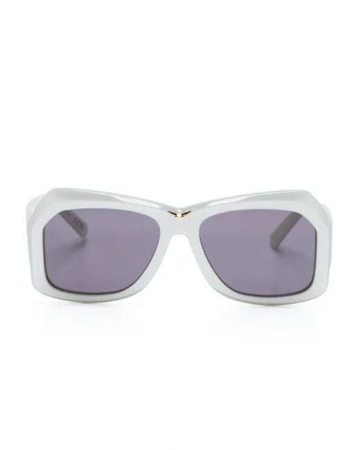 Marni Gray Oversized-Frame Tinted Sunglasses