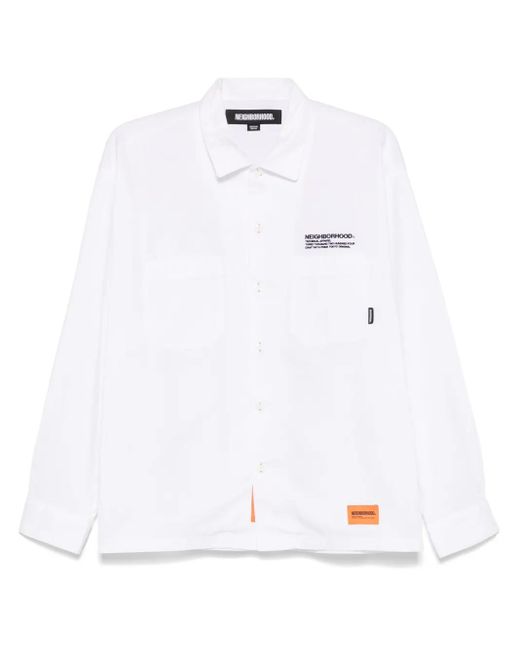 メンズ Neighborhood Cordlane Work シャツ White