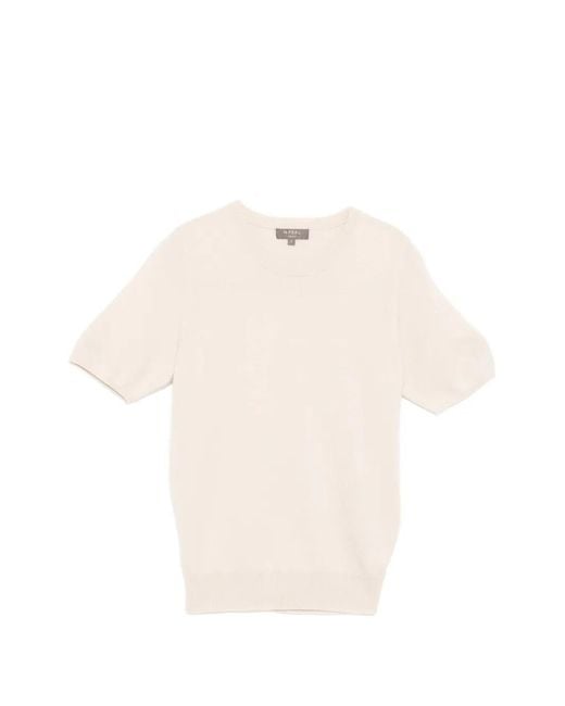T-Shirt Milly N.Peal Cashmere en coloris Natural