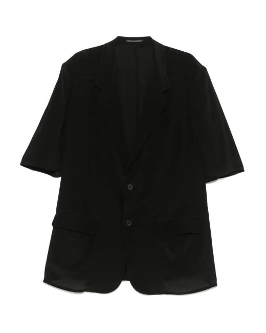 Yohji Yamamoto Sakko Aus Seide in Black für Herren