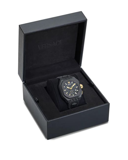 Versace Black V-Legend Chrono 44Mm Watch for men