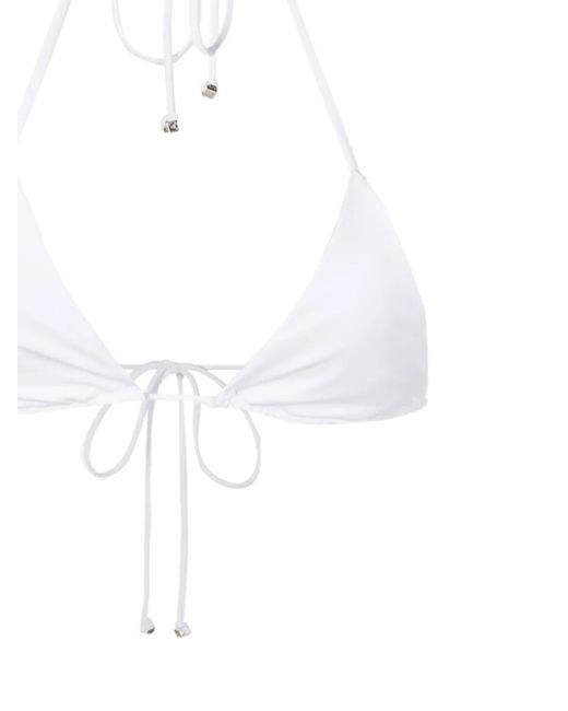 Bikini Triangles À Dos-Nu Amir Slama en coloris White