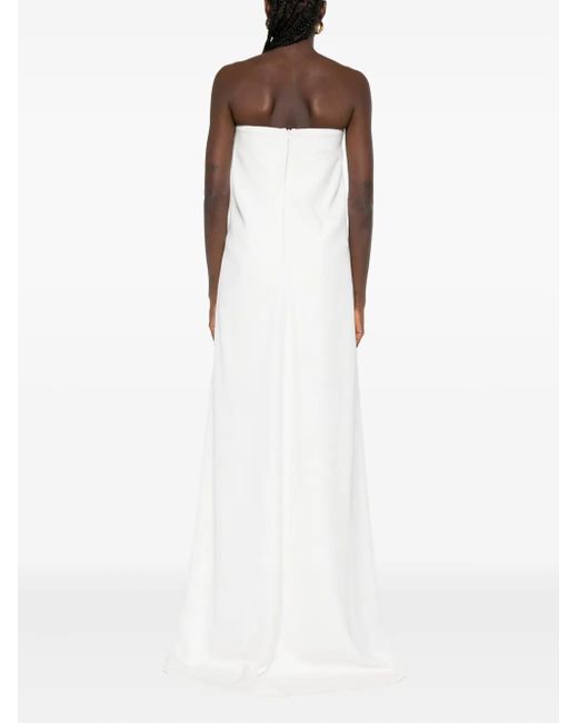 Vestiaire d'un Oiseau Libre オフショルダー ドレス White