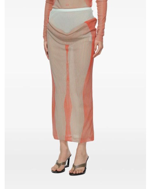 Jean Paul Gaultier レイヤード スカート Multicolor