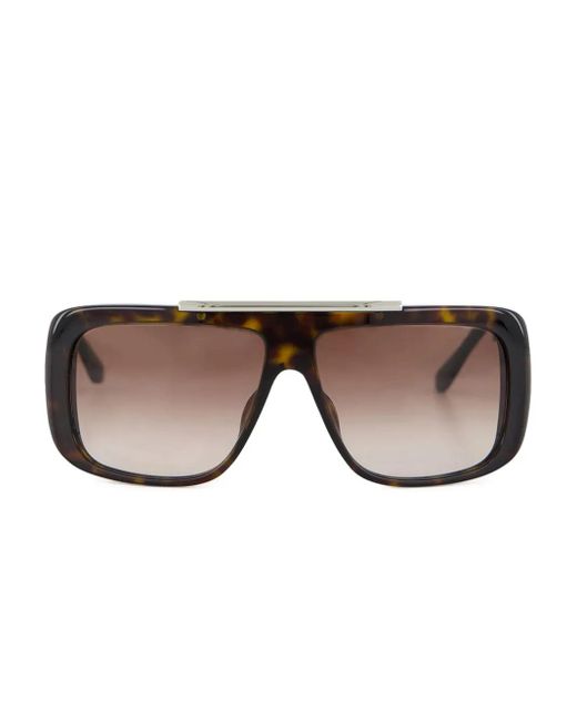 McQueen Brown Oversize-Frame Sunglasses for men
