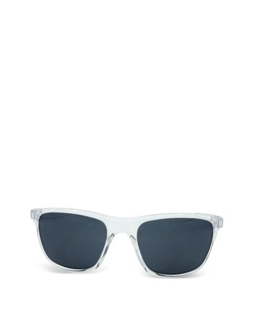 Nike Blue Essential Endeavor Rectangle-Frame Sunglasses for men