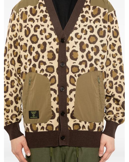 PEACE AND AFTER White Cardigan À Col V for men