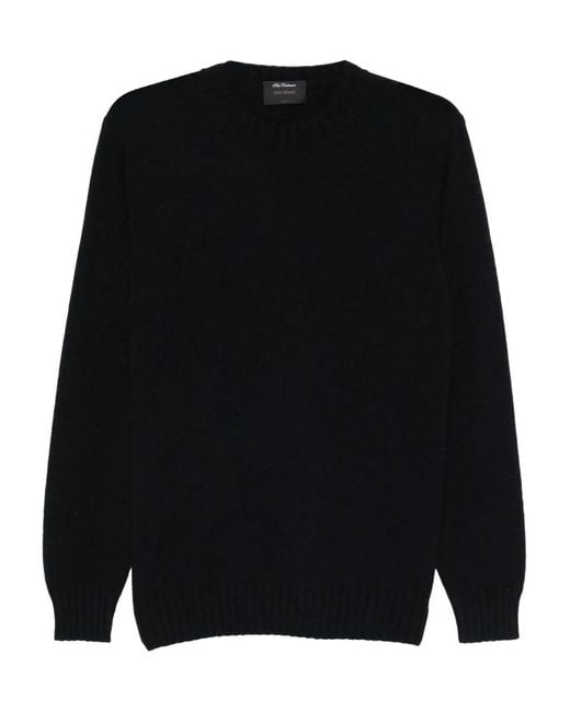 Dell'Oglio Trui Met Ronde Hals in het Black voor heren