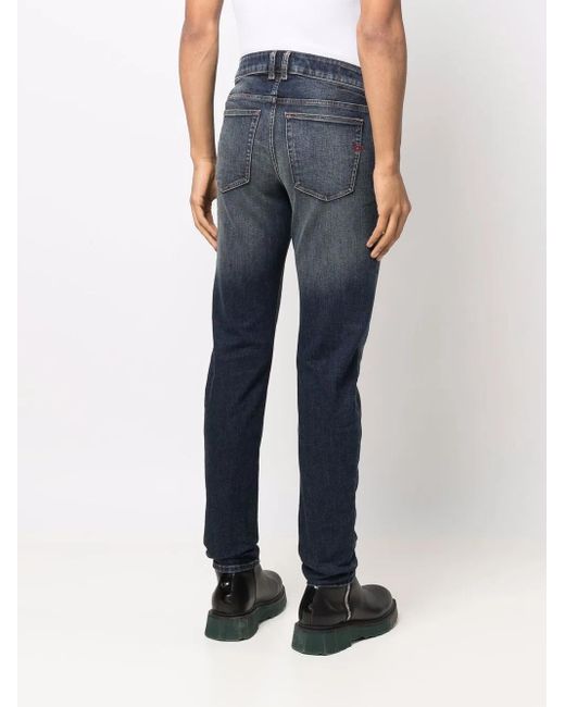 DIESEL Blue Skinny-Cut Denim Jeans for men