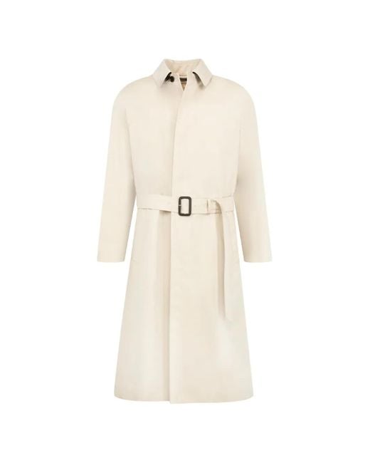 Abrigo Con Cinturón Tom Ford de hombre de color White