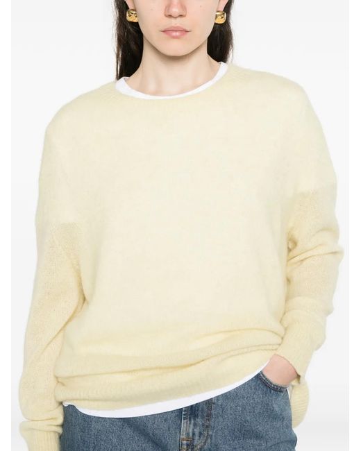 Bompard Natural Round-Neck Sweater