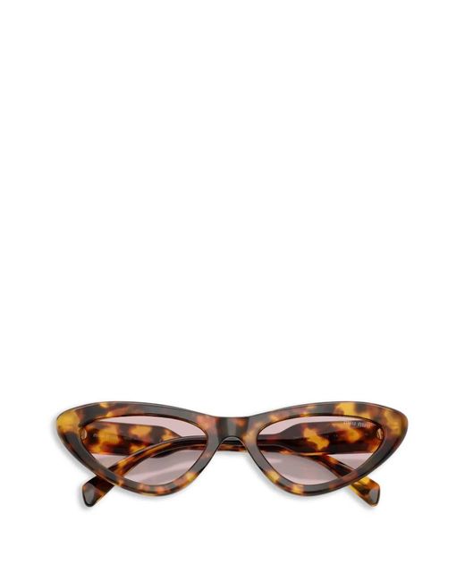 Miu Miu Pink Cat-Eye Sunglasses