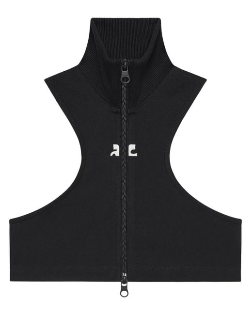 Courreges クロップド ジャケット Black