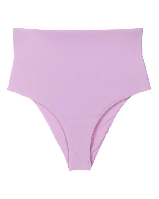 Lenny Niemeyer Purple Dahlia High-Waisted Hot Pants