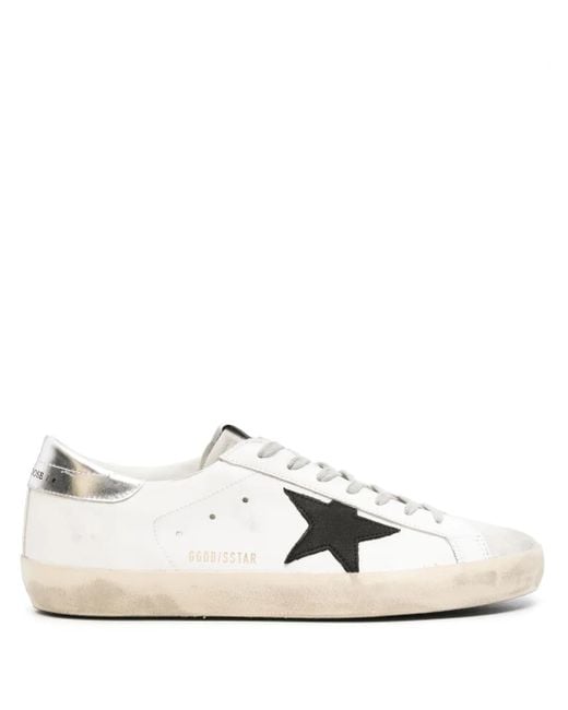 Golden Goose Deluxe Brand White Super-Star Trainers for men