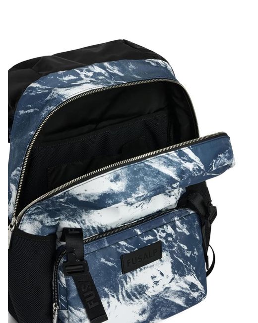 Fusalp Blue Zip-Fastening Backpack
