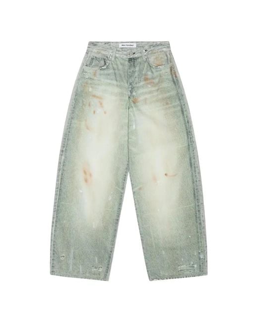 Won Hundred White Lyon Printed Jeans