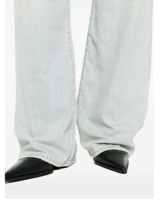 Jeans Damon Con Pieghe di R13 in Blue