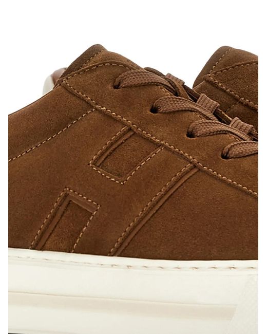 Hogan Brown H691 Sneakers for men