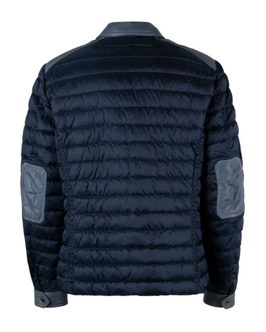 Moorer Blue Crespi Down Jacket for men