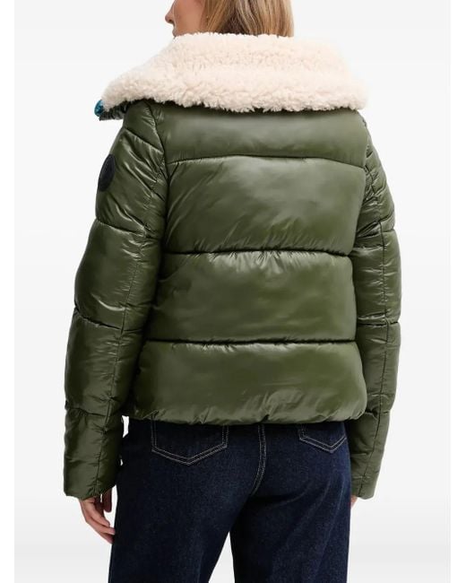 Save The Duck Green Padded Jacket