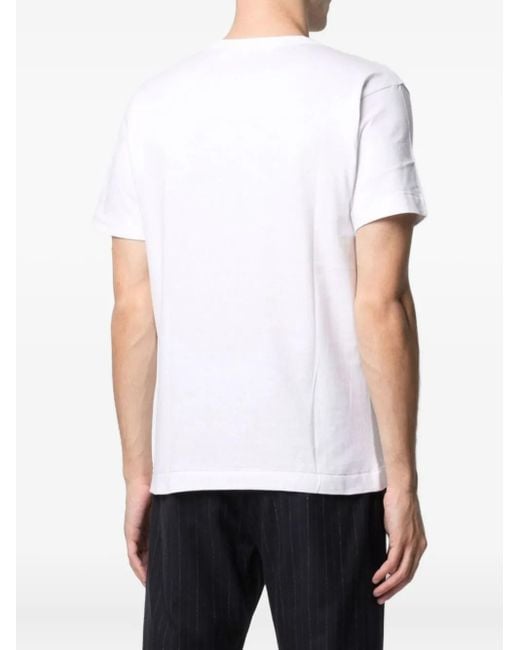 COMME DES GARÇONS PLAY T-Shirt mit Herz-Print in White für Herren
