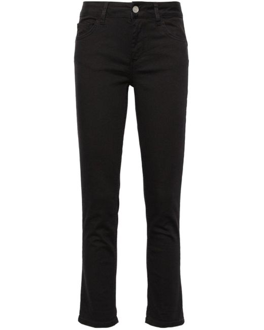 Monroe slim-leg jeans Liu Jo en coloris Black