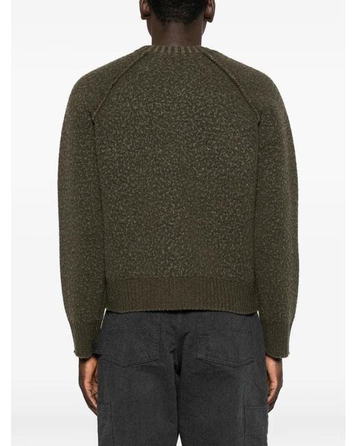Craig Green Green Zip-Up Cardigan for men