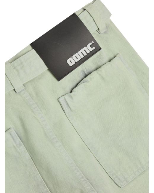 OAMC Green Gd Dixon Cotton Trousers for men
