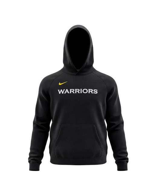 Nike Black Nba Golden State Warriors Hoodie for men