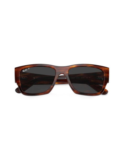 Ray-Ban Brown Carlos Rectangle-frame Sunglasses