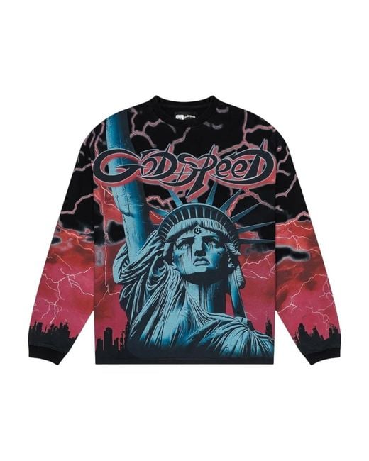 Godspeed Red Voltage Ls Long-Sleeve Sweater for men