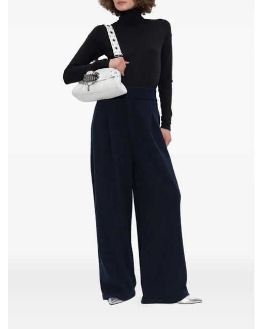 DSquared² Blue High-Neck Sweater