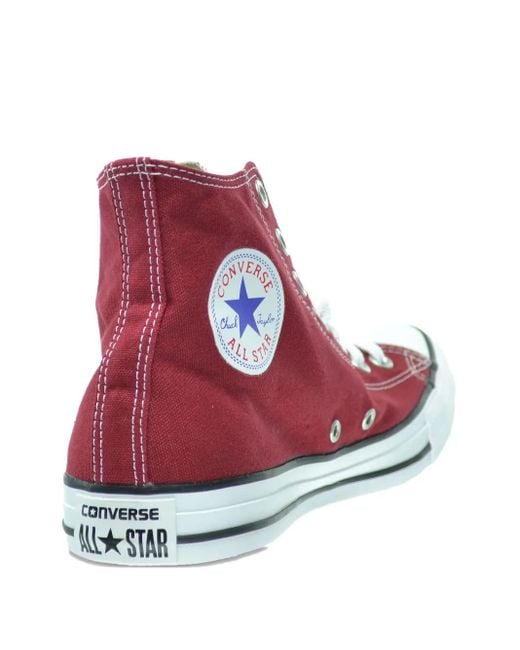 Converse Red Chuck Taylor High Chilli Paste Sneakers for men