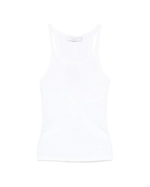 IRO White Palisso Cotton Tank Top