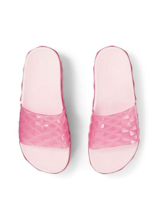 Jimmy Choo Diamond Sandalen in het Pink