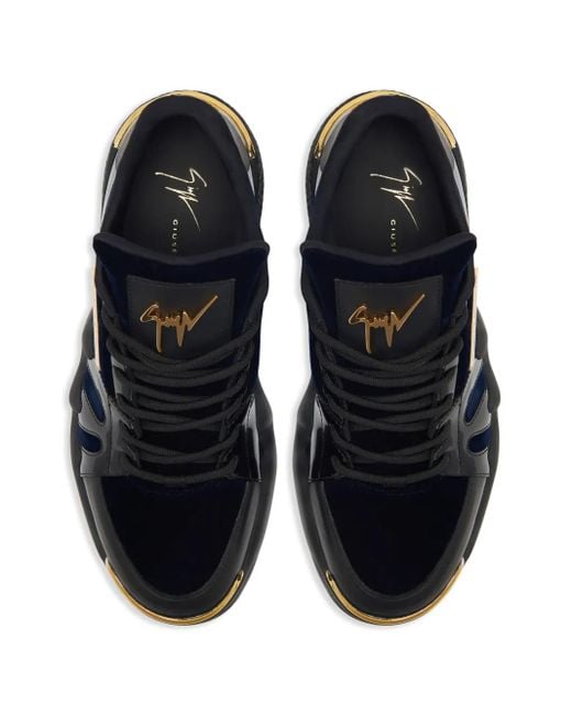 Giuseppe Zanotti Black Talon Mid-Top Sneakers