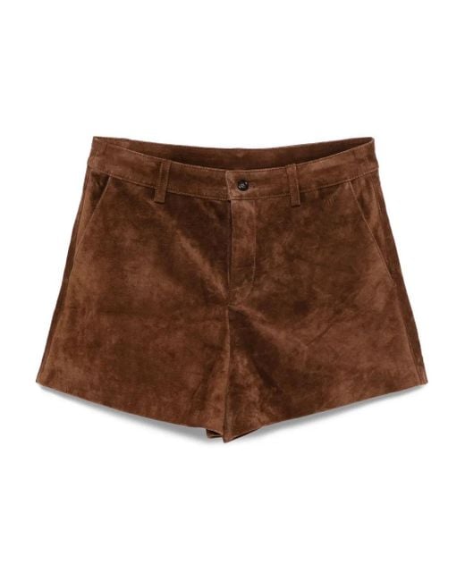 JNBY Aライン ショートパンツ Brown