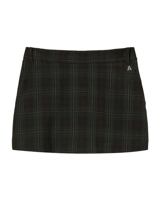 Falda a cuadros Twinset de color Black