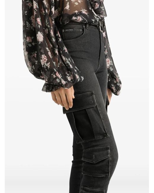 Dolce & Gabbana Black Cargo-Pocket Jeans