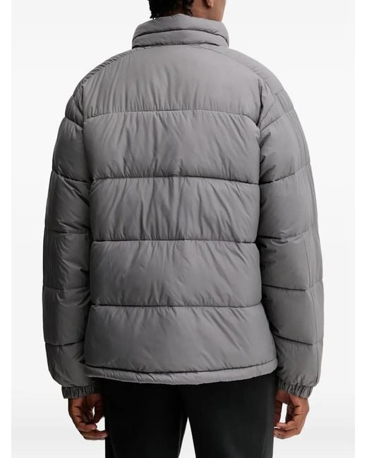 Columbia Gray Zipped Padded Jacket for men