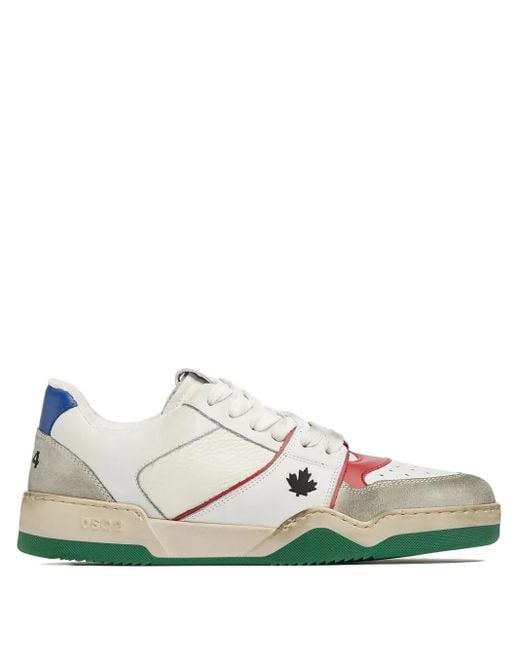 メンズ DSquared² Spiker パネル スニーカー Natural