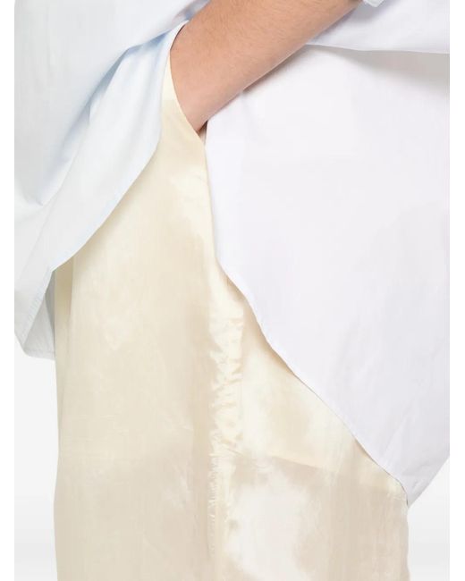 Humanoid White Drawstring Trousers