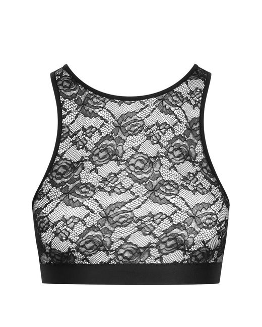 Maison Close Black Flashback Lace Bralette