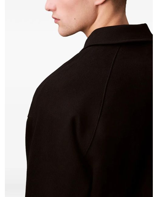 Calvin Klein Black Haut À Col Zippé for men