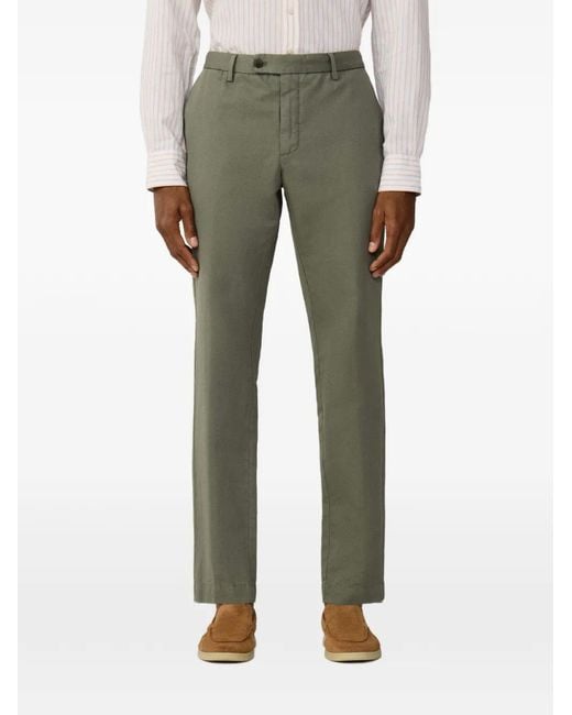 Hackett Green Kensington Slim-Fit Chino Trousers for men