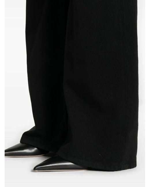Dondup Jeans Met Wijde Pijpen in het Black
