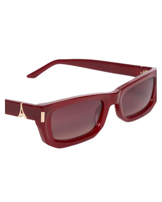 Manière De Voir Red Milan Sonnenbrille Mit Gebogenem Gestell